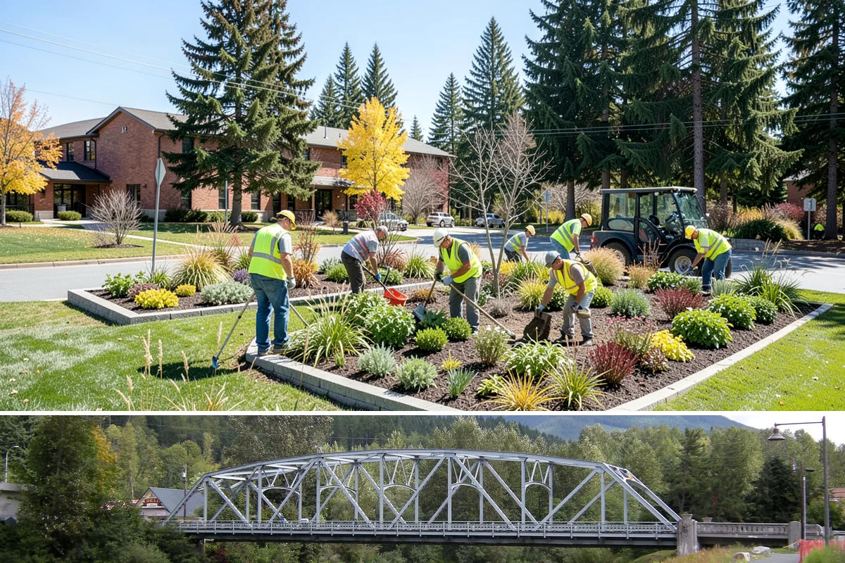 Reservoir Grounds Maintenance in Skykomish, King County, WA - Grounds and vegetation work is heaviest in the growing season, with fence-line and access upkeep continuing year-round.
