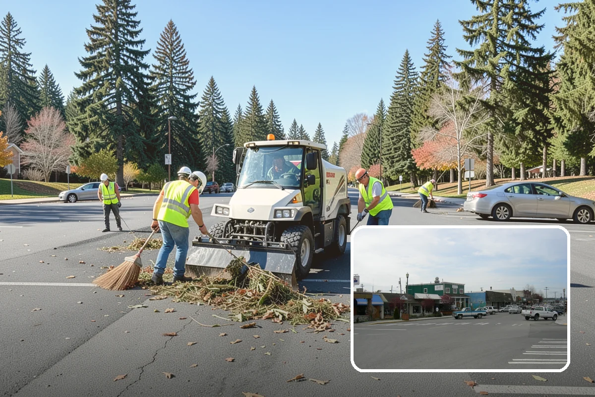 Reservoir Grounds Maintenance in Stanwood, Snohomish County, WA - Maintains clear sightlines and security around the site