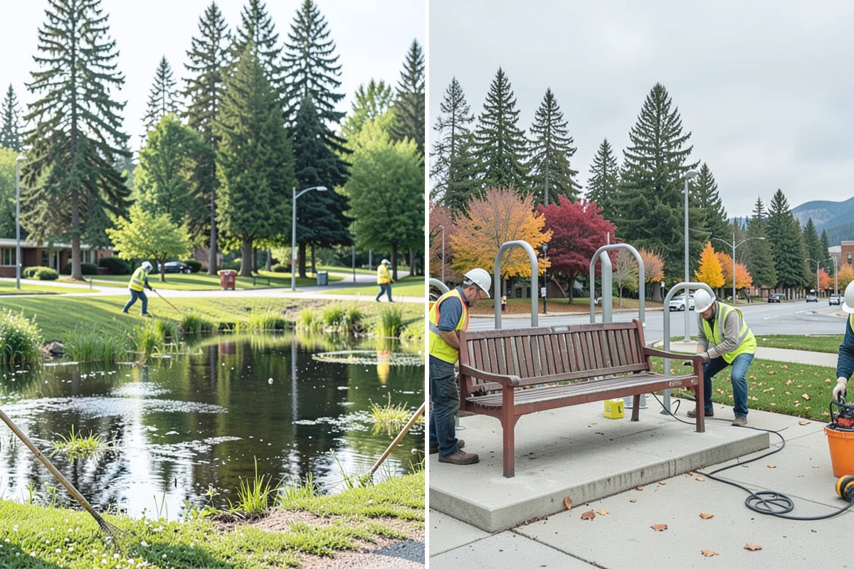 Reservoir Grounds Maintenance in Sumner, Pierce County, WA - Confirm site boundaries, security rules, and water-quality limits