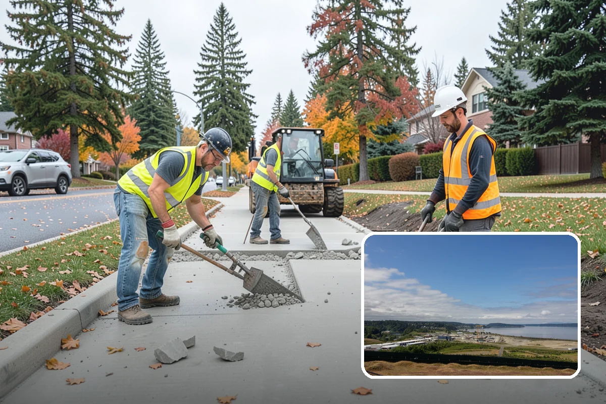 Reservoir Grounds Maintenance in University Place, Pierce County, WA - Maintains clear sightlines and security around the site