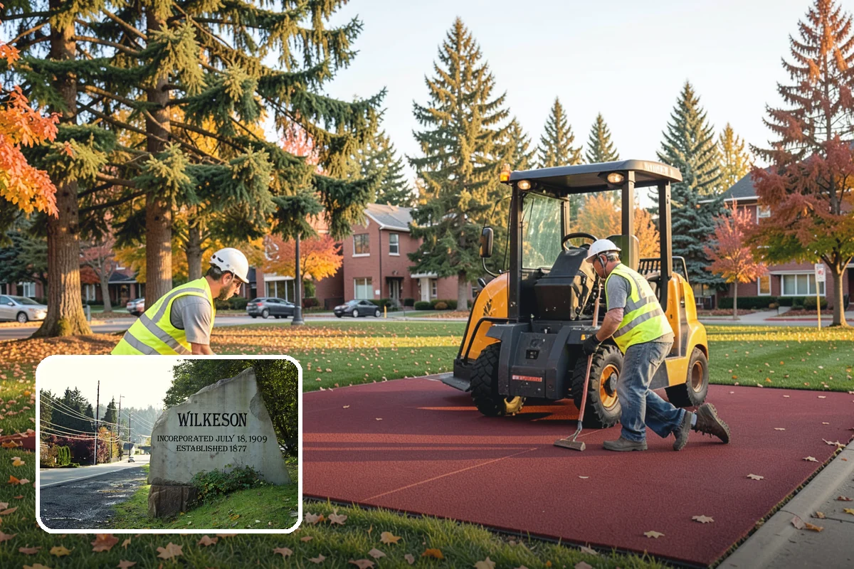 Reservoir Grounds Maintenance in Wilkeson, Pierce County, WA - Maintains clear sightlines and security around the site