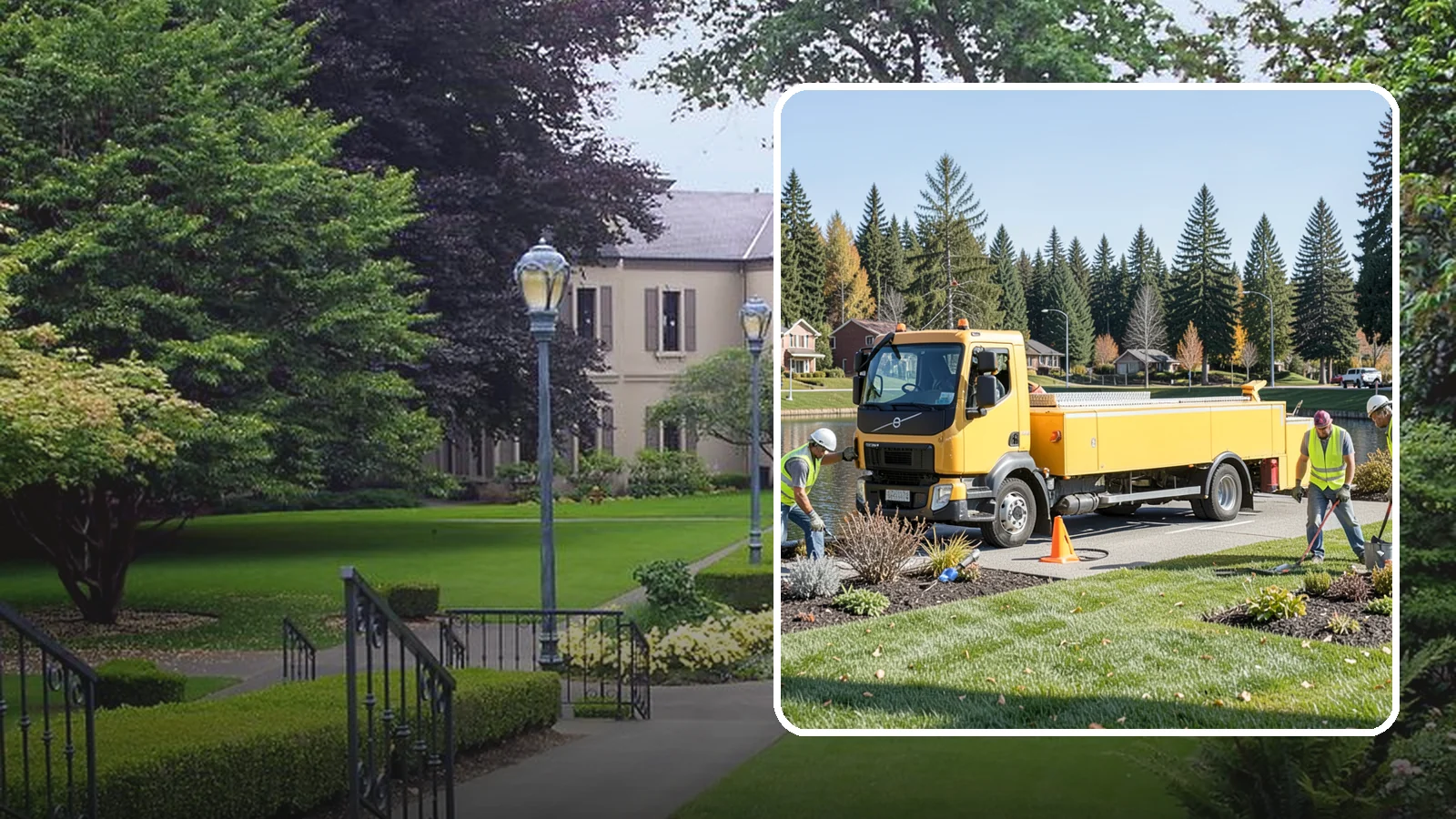Reservoir Grounds Maintenance in Woodinville, King County, WA - Grounds and vegetation maintenance at reservoir and water-tank sites for security, access, and protection.