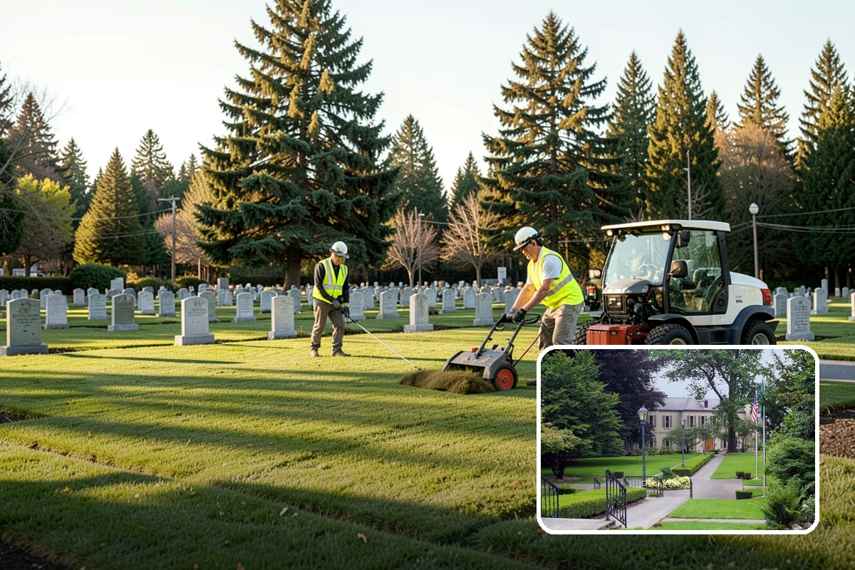 Reservoir Grounds Maintenance in Woodinville, King County, WA - Maintains clear sightlines and security around the site