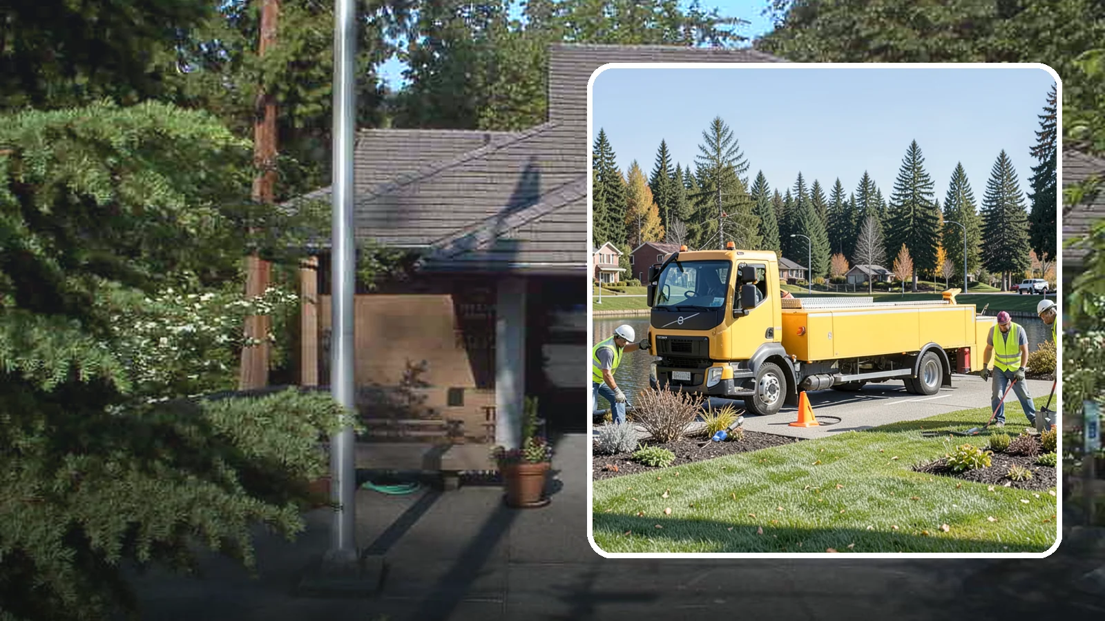 Reservoir Grounds Maintenance in Yarrow Point, King County, WA - Grounds and vegetation maintenance at reservoir and water-tank sites for security, access, and protection.