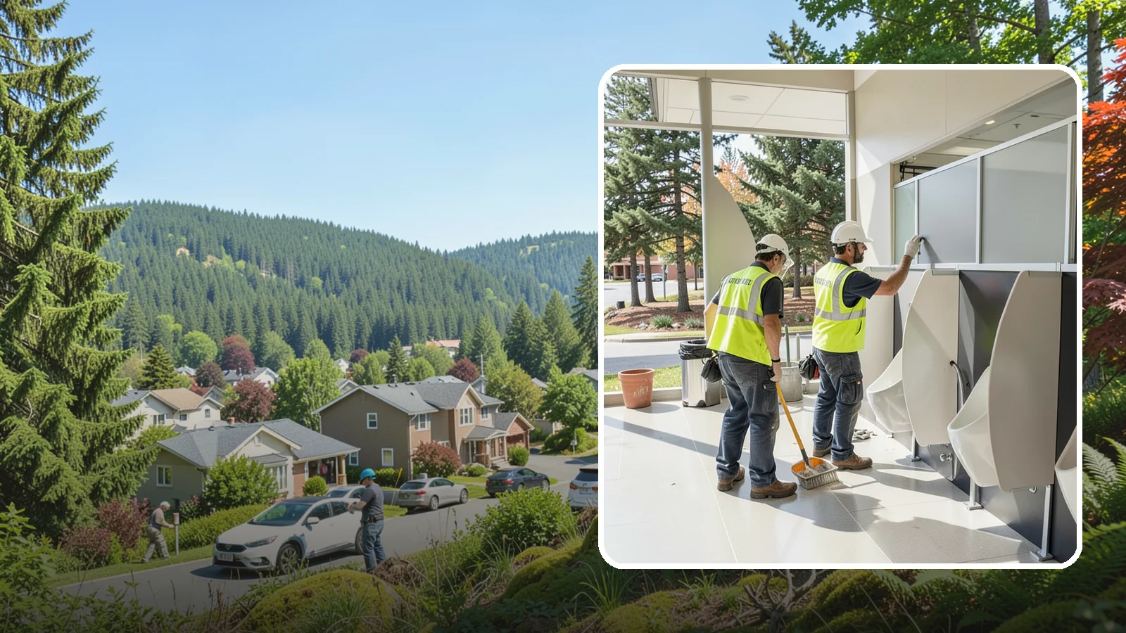 Restroom Partition Installation in Index, Snohomish County, WA - Toilet partition and restroom accessory installation for public restrooms and facility upgrades.