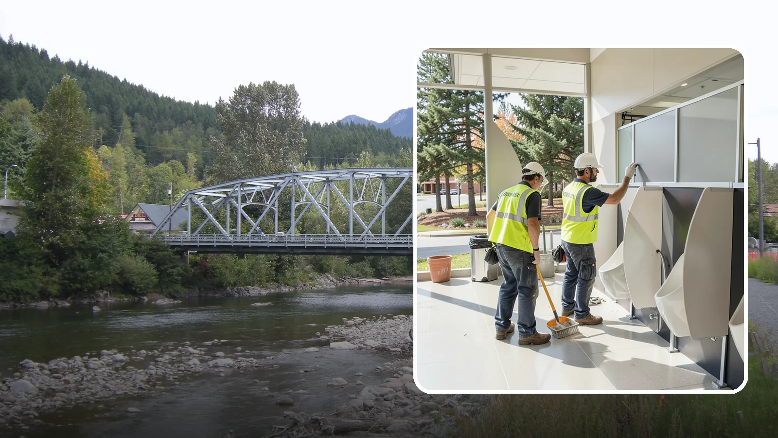Restroom Partition Installation in Skykomish, King County, WA - Toilet partition and restroom accessory installation for public restrooms and facility upgrades.