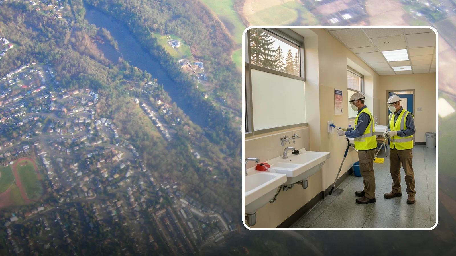Restroom Sanitation in Algona, King County, WA - Deep restroom cleaning and disinfection protect public health in the busiest, highest-risk areas of municipal facilities.
