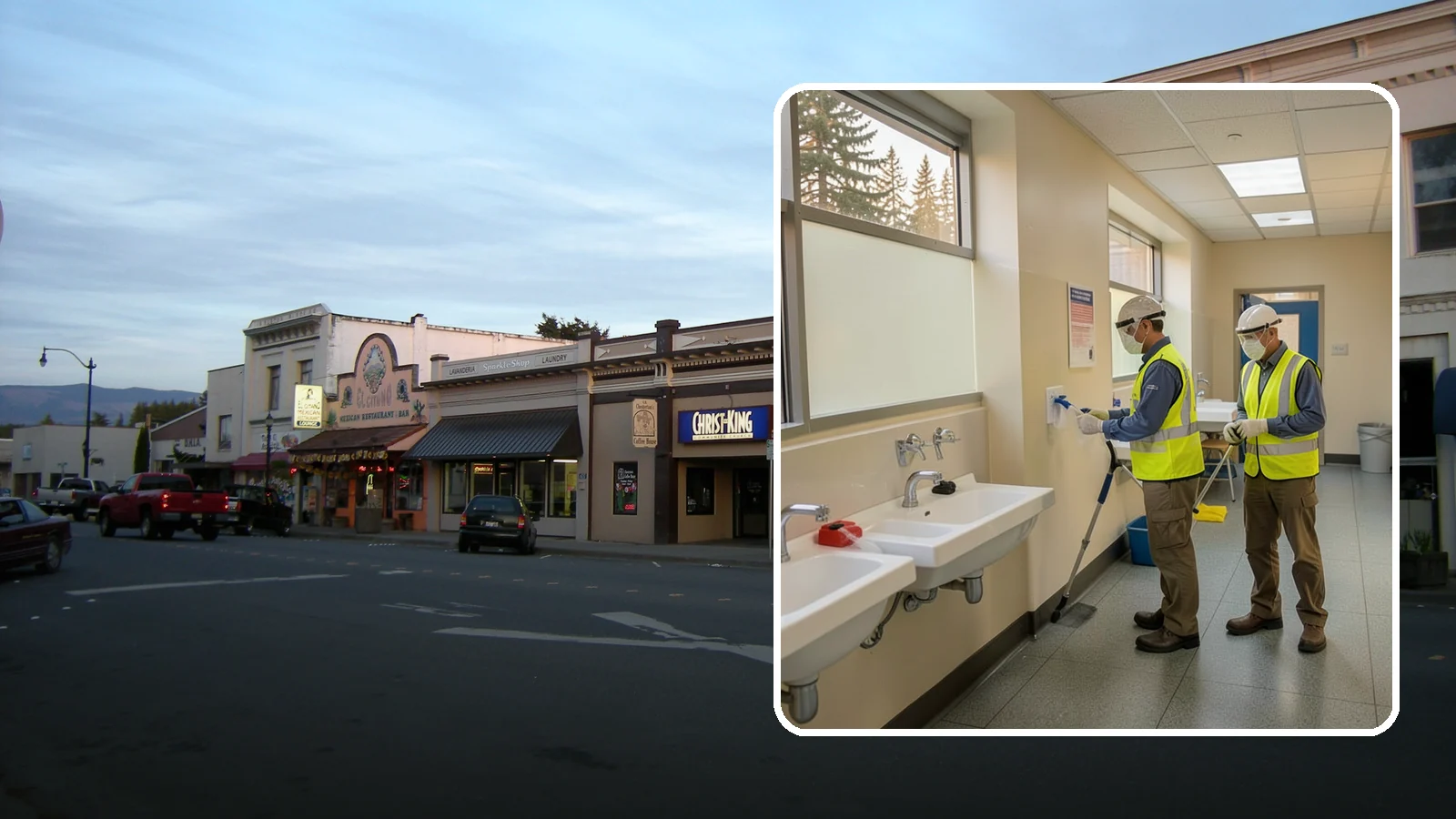 Restroom Sanitation in Burlington, Skagit County, WA - Deep restroom cleaning and disinfection protect public health in the busiest, highest-risk areas of municipal facilities.