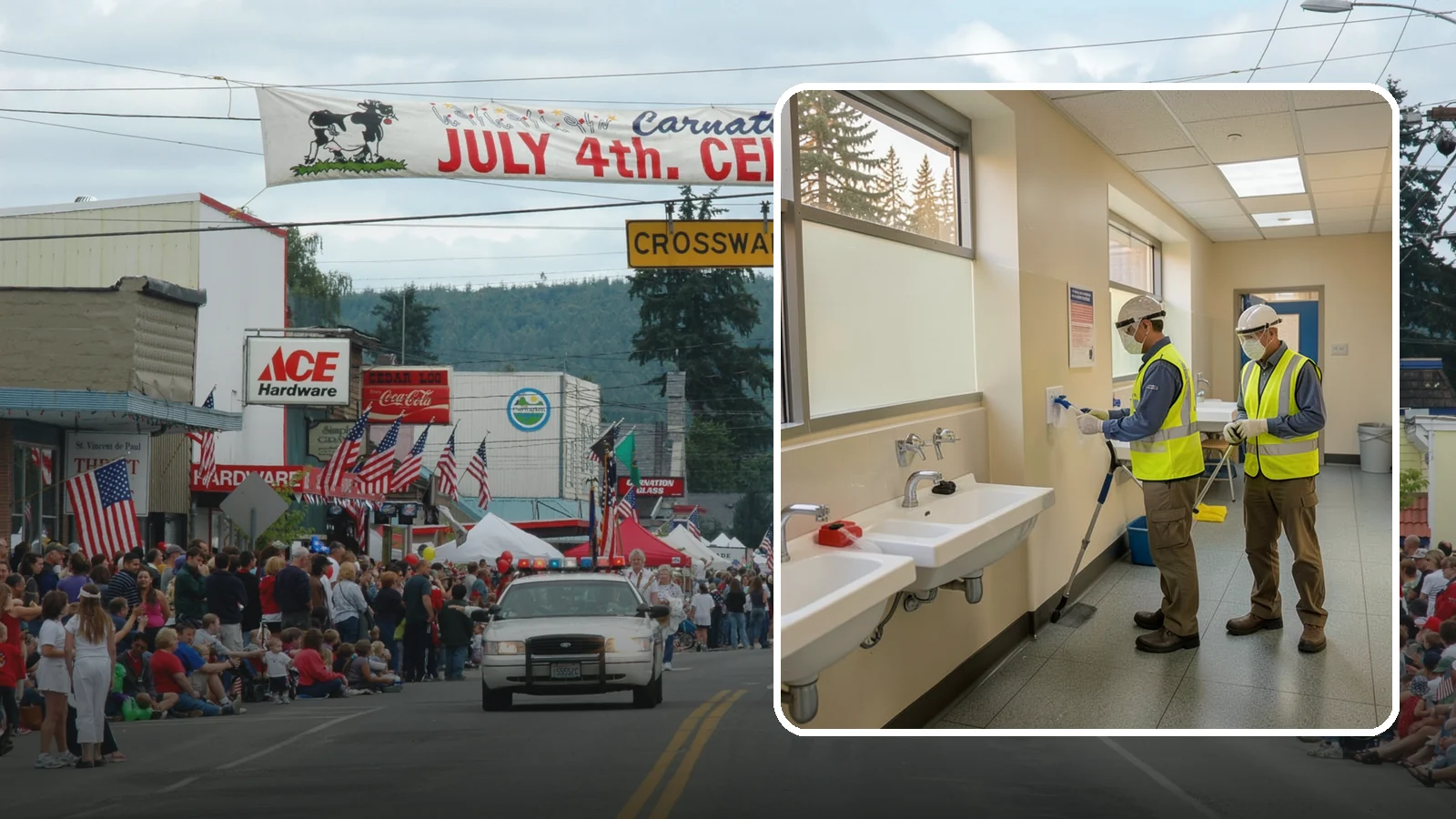 Restroom Sanitation in Carnation, King County, WA - Deep restroom cleaning and disinfection protect public health in the busiest, highest-risk areas of municipal facilities.