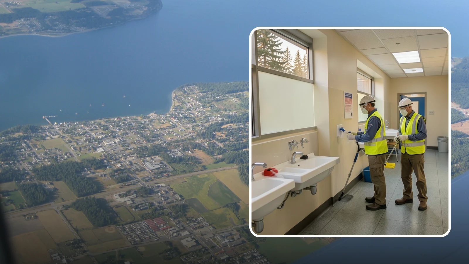 Restroom Sanitation in Coupeville, Island County, WA - Deep restroom cleaning and disinfection protect public health in the busiest, highest-risk areas of municipal facilities.