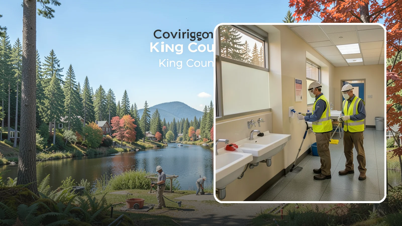 Restroom Sanitation in Covington, King County, WA - Deep restroom cleaning and disinfection protect public health in the busiest, highest-risk areas of municipal facilities.