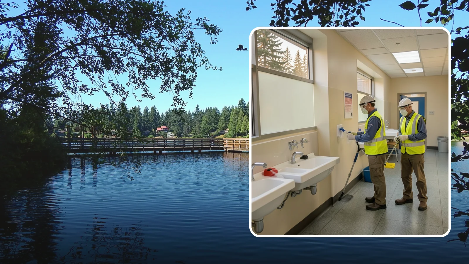 Restroom Sanitation in Federal Way, King County, WA - Deep restroom cleaning and disinfection protect public health in the busiest, highest-risk areas of municipal facilities.