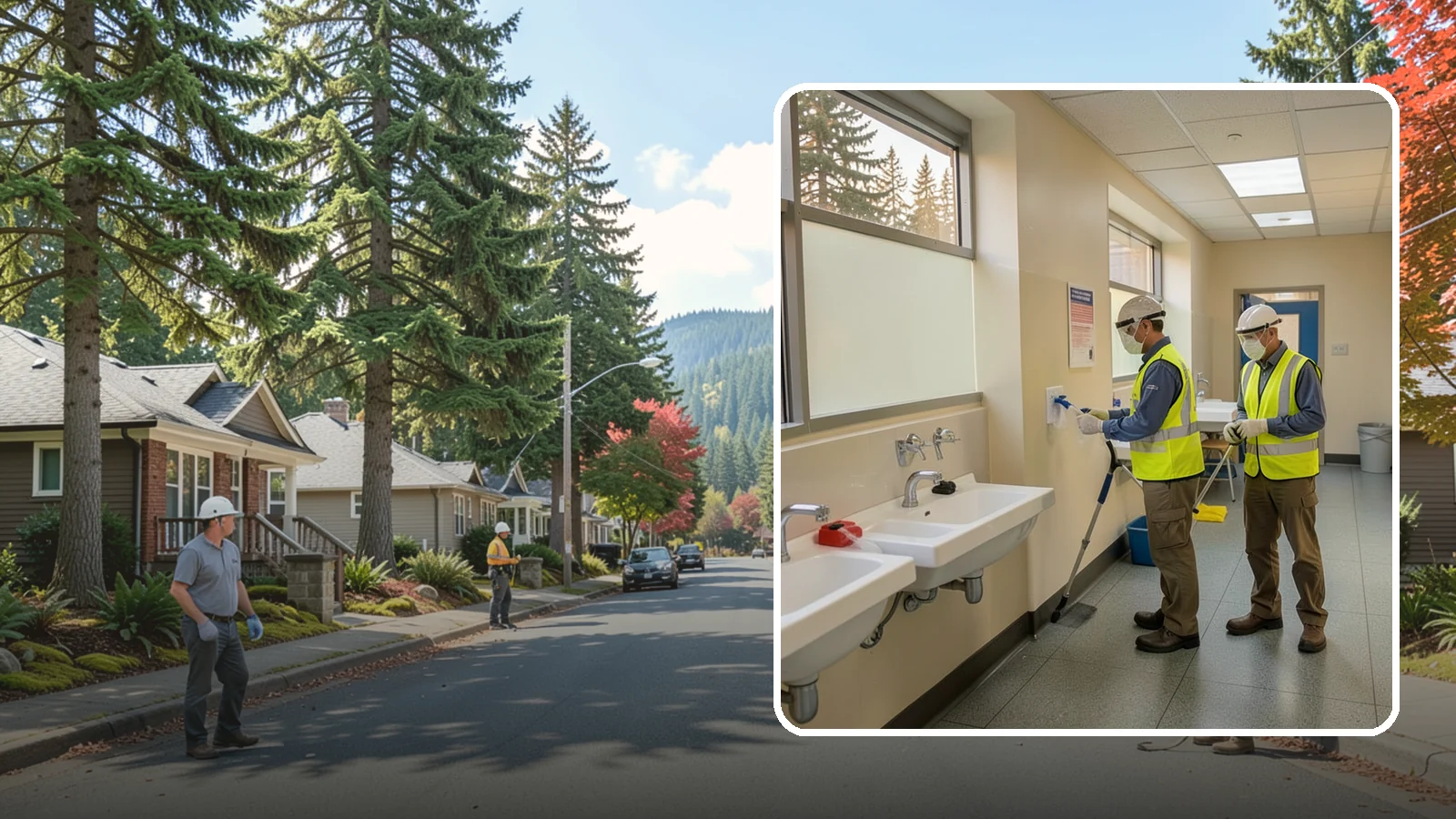 Restroom Sanitation in Hunts Point, King County, WA - Deep restroom cleaning and disinfection protect public health in the busiest, highest-risk areas of municipal facilities.