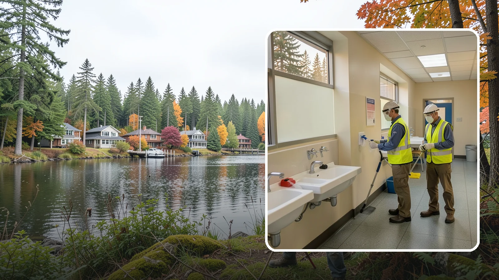Restroom Sanitation in La Conner, Skagit County, WA - Deep restroom cleaning and disinfection protect public health in the busiest, highest-risk areas of municipal facilities.