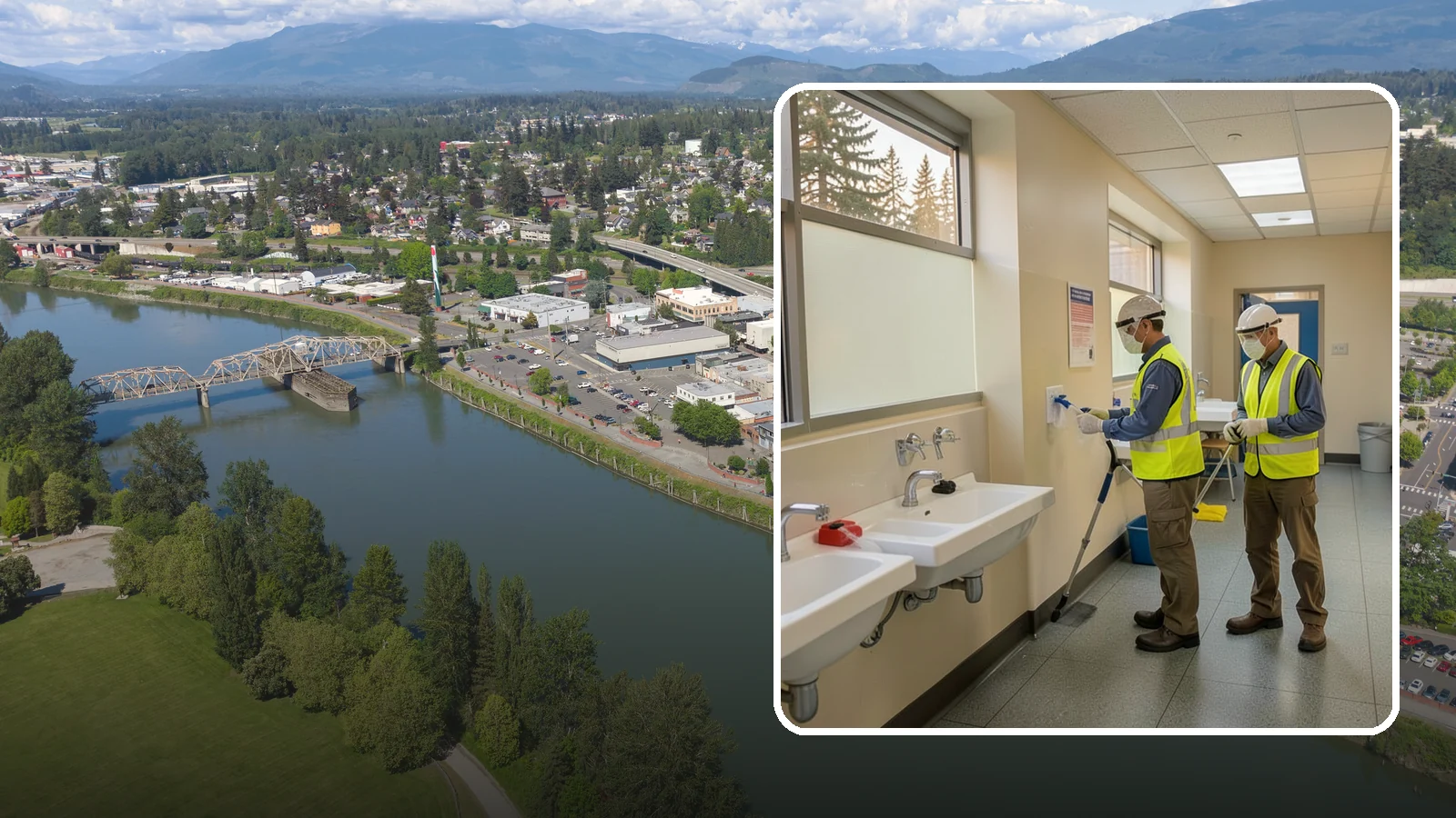 Restroom Sanitation in Mount Vernon, Skagit County, WA - Deep restroom cleaning and disinfection protect public health in the busiest, highest-risk areas of municipal facilities.