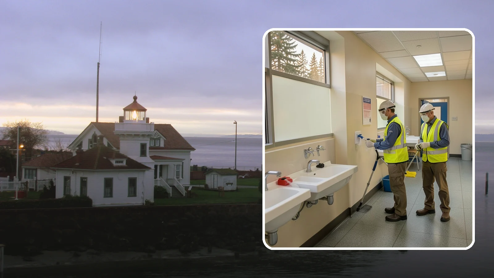 Restroom Sanitation in Mukilteo, Snohomish County, WA - Deep restroom cleaning and disinfection protect public health in the busiest, highest-risk areas of municipal facilities.