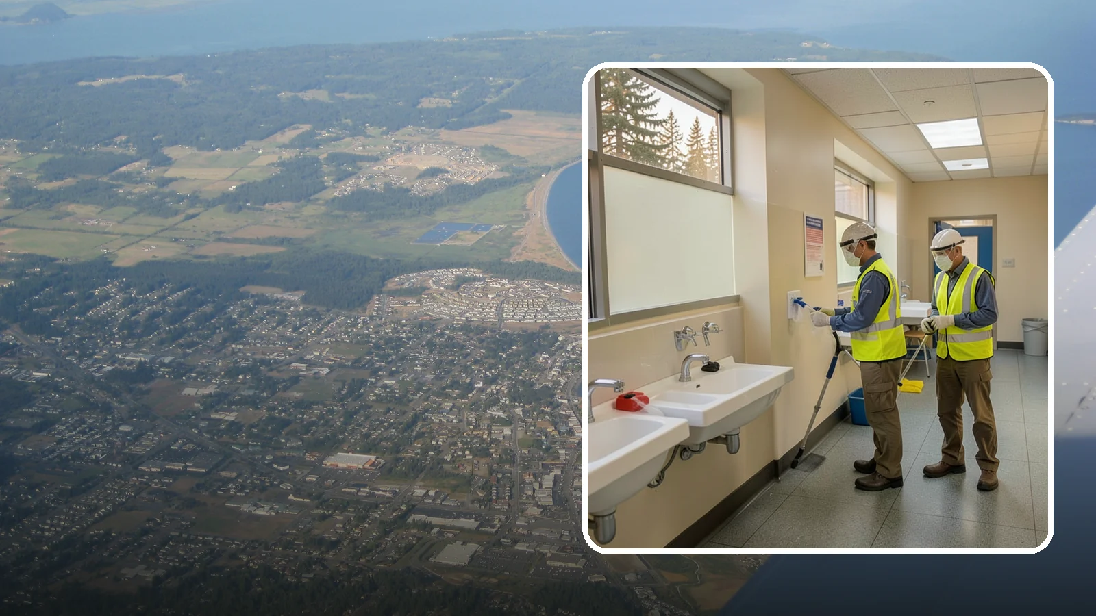 Restroom Sanitation in Oak Harbor, Island County, WA - Deep restroom cleaning and disinfection protect public health in the busiest, highest-risk areas of municipal facilities.