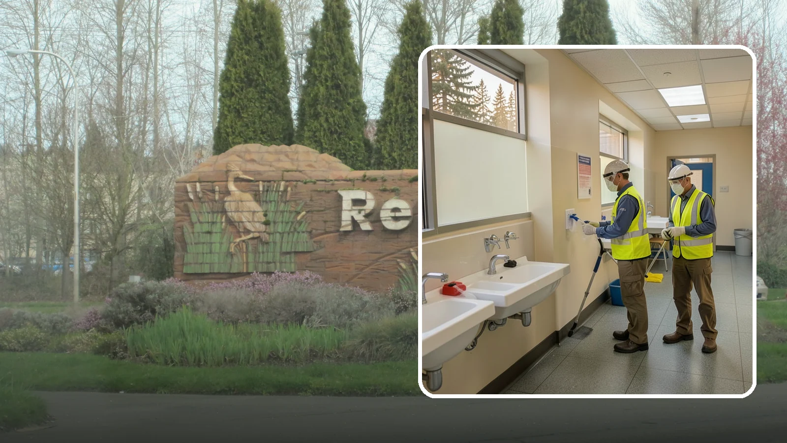 Restroom Sanitation in Renton, King County, WA - Deep restroom cleaning and disinfection protect public health in the busiest, highest-risk areas of municipal facilities.