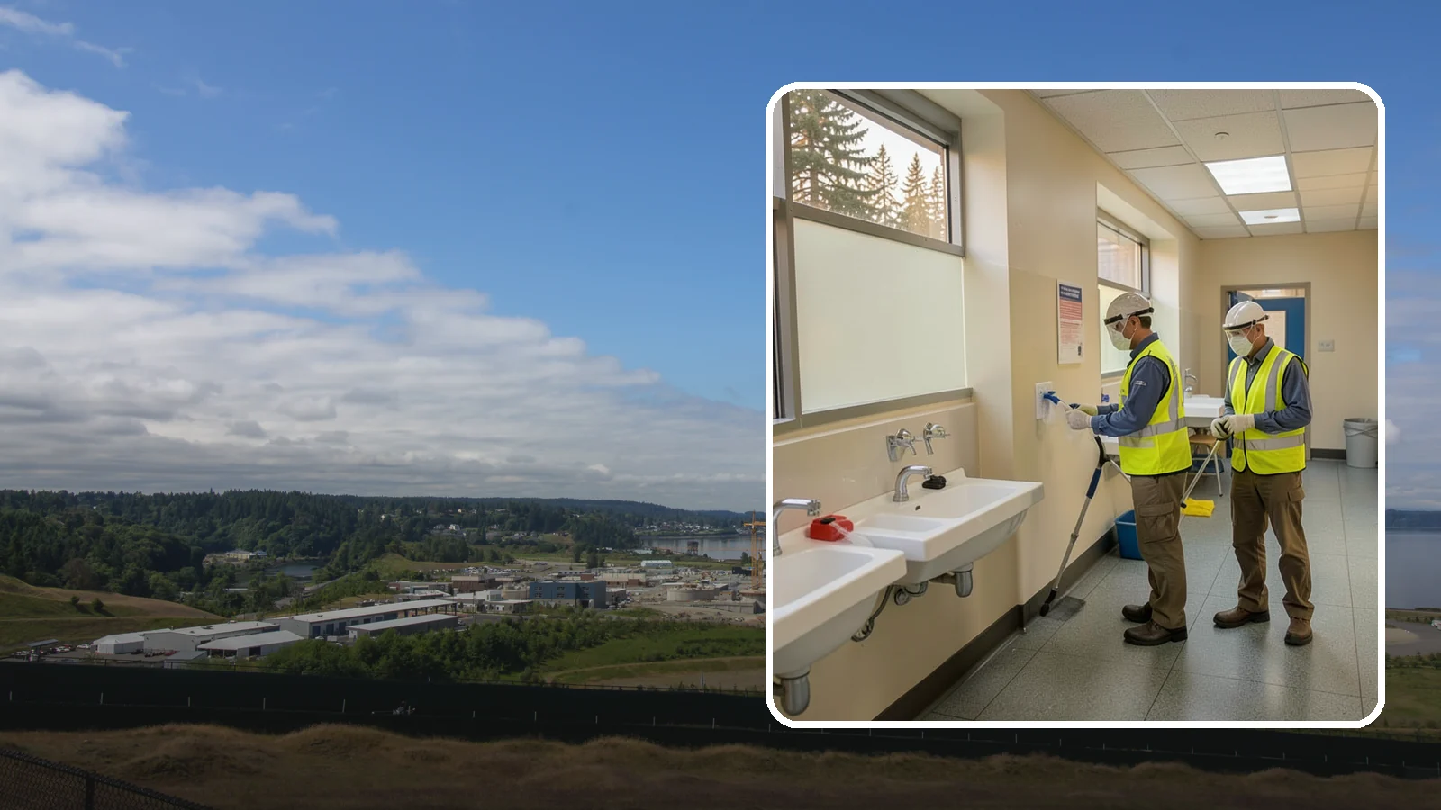 Restroom Sanitation in University Place, Pierce County, WA - Deep restroom cleaning and disinfection protect public health in the busiest, highest-risk areas of municipal facilities.