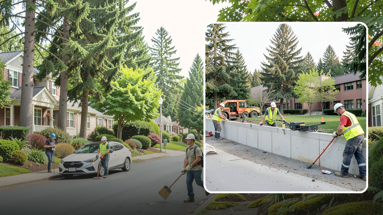 Retaining Wall Repairs in Beaux Arts Village, King County, WA - We repair failing segmental, timber, and concrete retaining walls to restore stability and drainage.