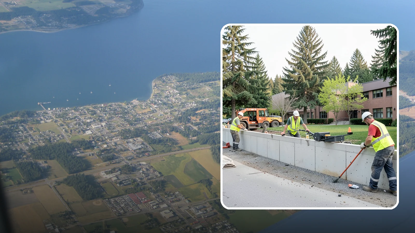 Retaining Wall Repairs in Coupeville, Island County, WA - We repair failing segmental, timber, and concrete retaining walls to restore stability and drainage.