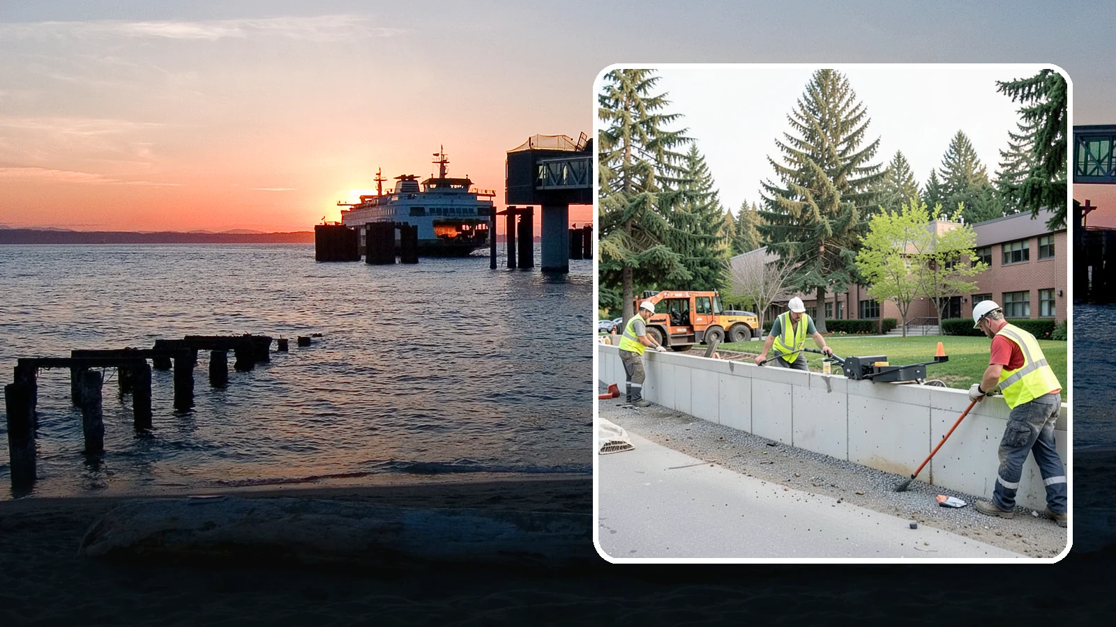 Retaining Wall Repairs in Edmonds, Snohomish County, WA - We repair failing segmental, timber, and concrete retaining walls to restore stability and drainage.