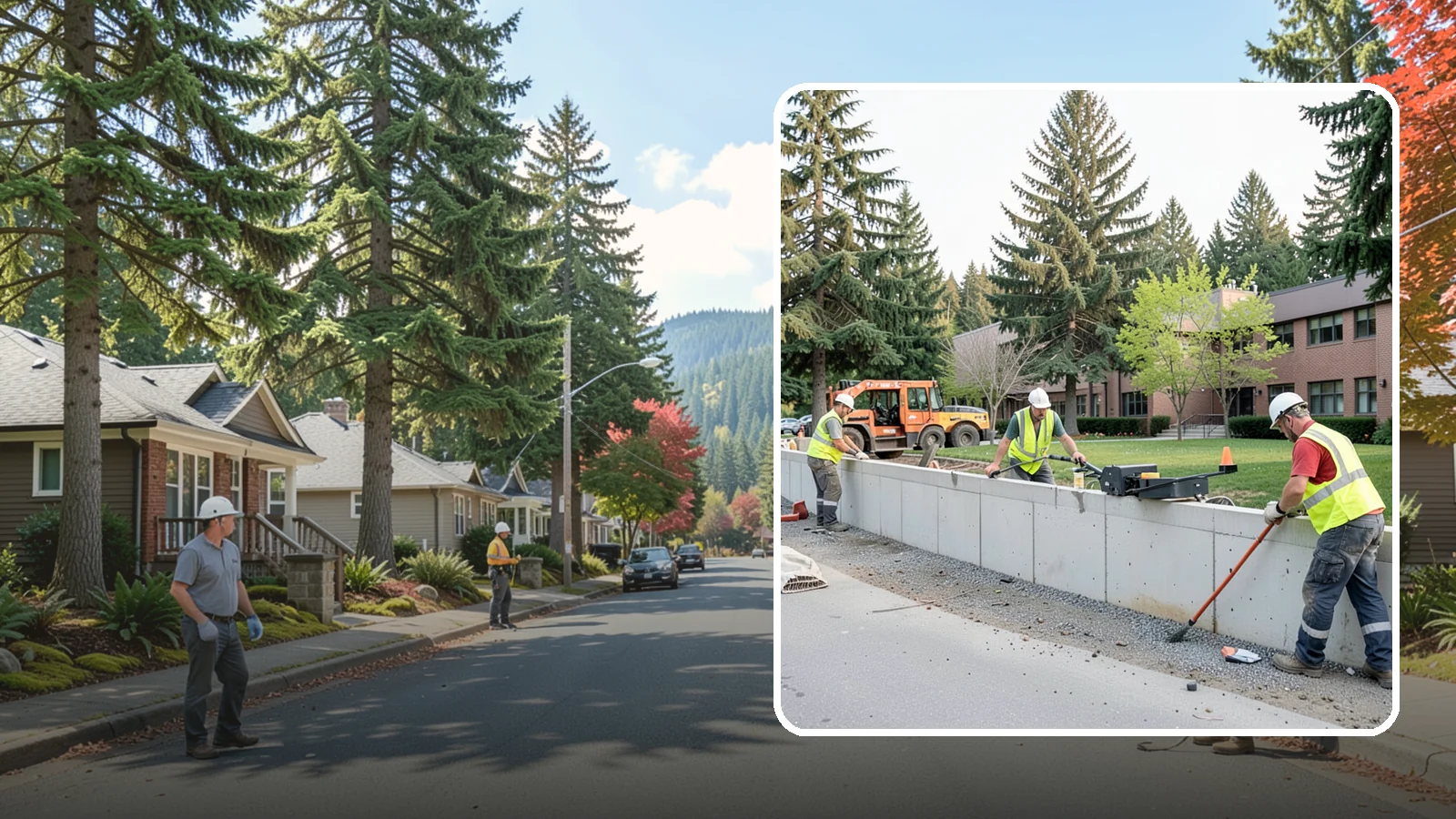 Retaining Wall Repairs in Hunts Point, King County, WA - We repair failing segmental, timber, and concrete retaining walls to restore stability and drainage.