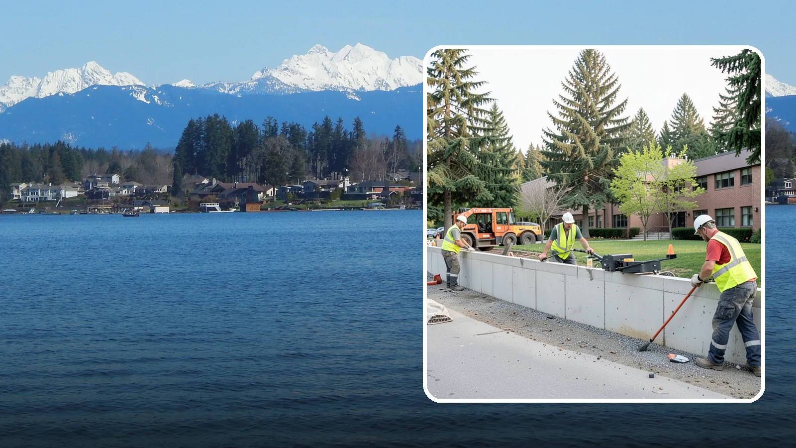 Retaining Wall Repairs in Lake Stevens, Snohomish County, WA - We repair failing segmental, timber, and concrete retaining walls to restore stability and drainage.