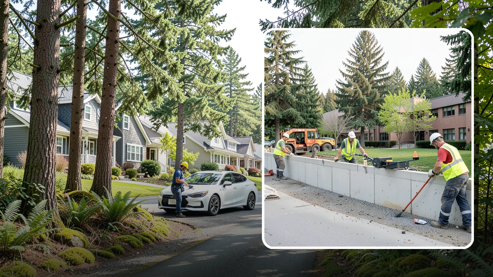 Retaining Wall Repairs in Normandy Park, King County, WA - We repair failing segmental, timber, and concrete retaining walls to restore stability and drainage.