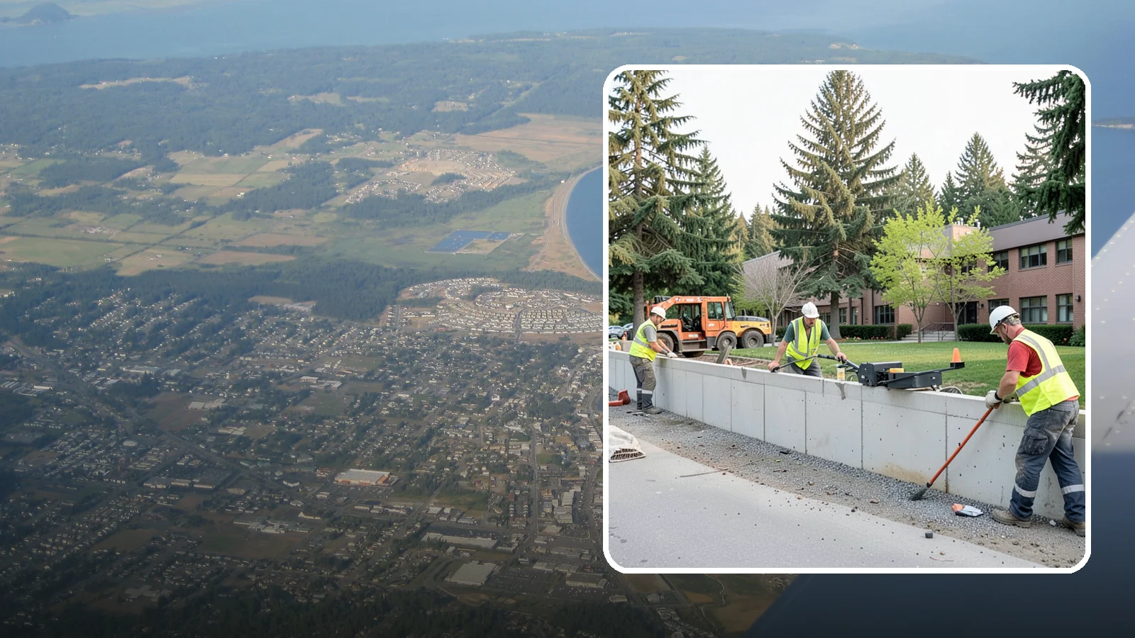 Retaining Wall Repairs in Oak Harbor, Island County, WA - We repair failing segmental, timber, and concrete retaining walls to restore stability and drainage.