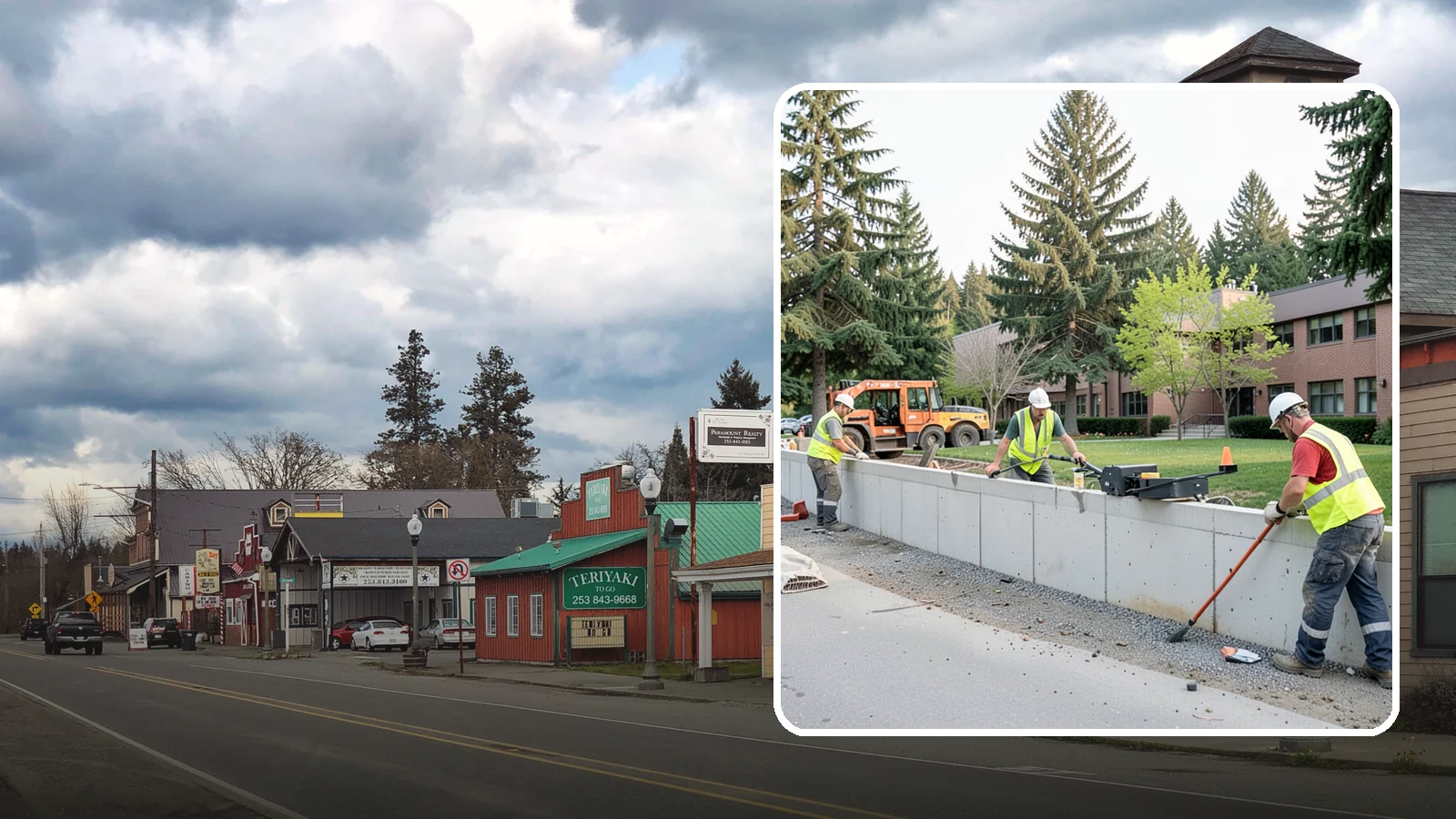 Retaining Wall Repairs in Roy, Pierce County, WA - We repair failing segmental, timber, and concrete retaining walls to restore stability and drainage.