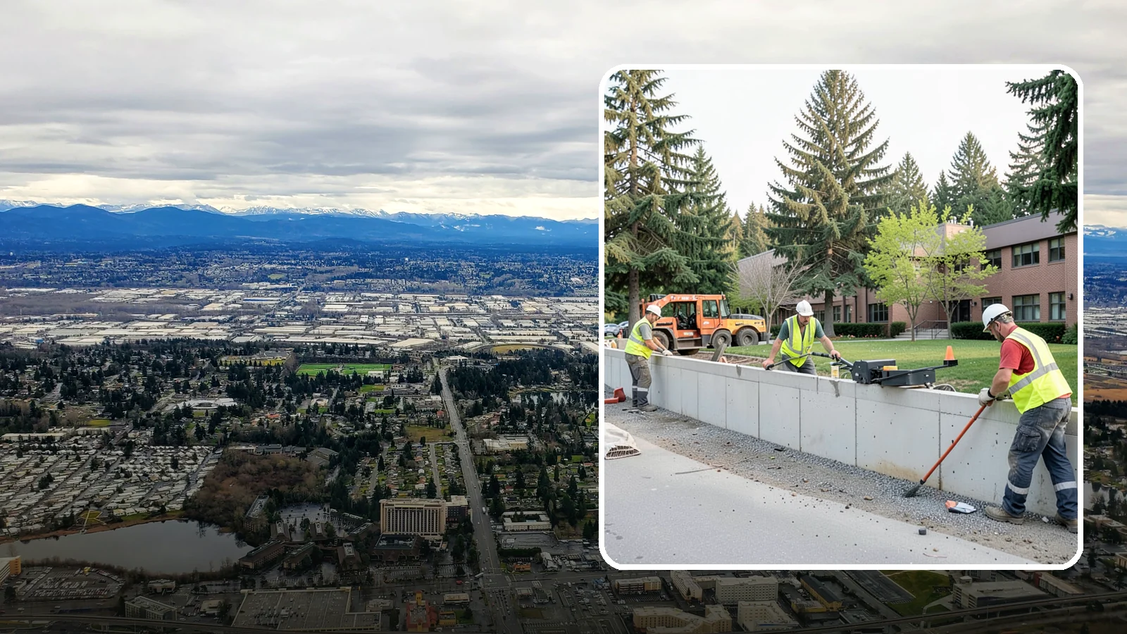 Retaining Wall Repairs in SeaTac, King County, WA - We repair failing segmental, timber, and concrete retaining walls to restore stability and drainage.
