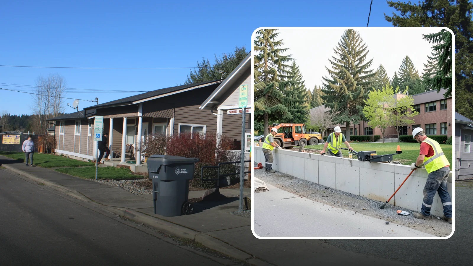 Retaining Wall Repairs in South Prairie, Pierce County, WA - We repair failing segmental, timber, and concrete retaining walls to restore stability and drainage.