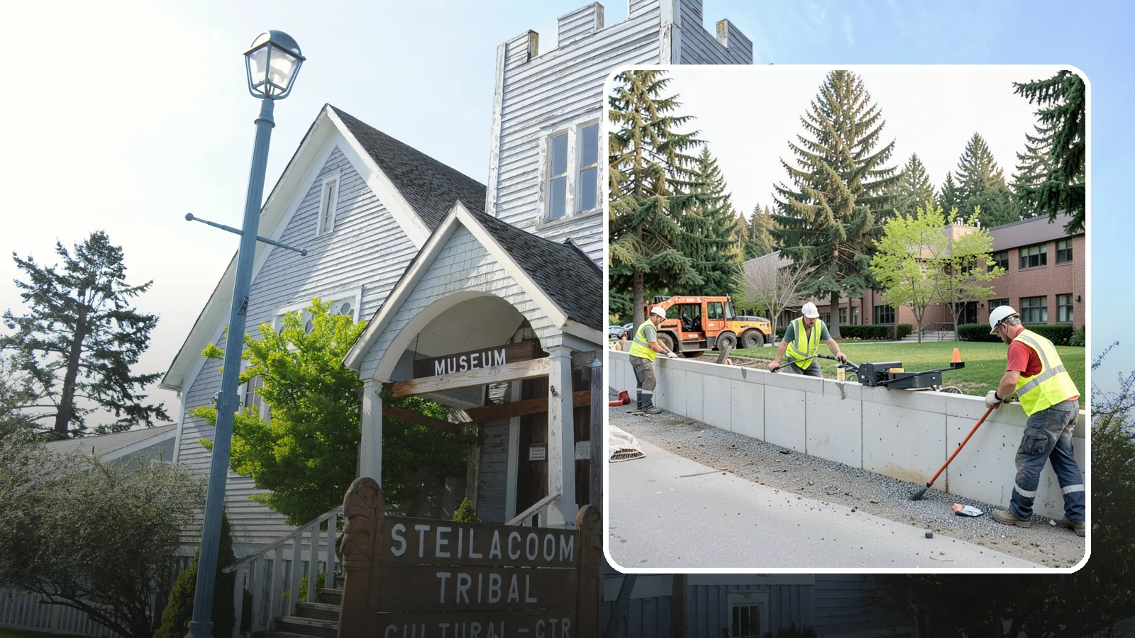 Retaining Wall Repairs in Steilacoom, Pierce County, WA - We repair failing segmental, timber, and concrete retaining walls to restore stability and drainage.