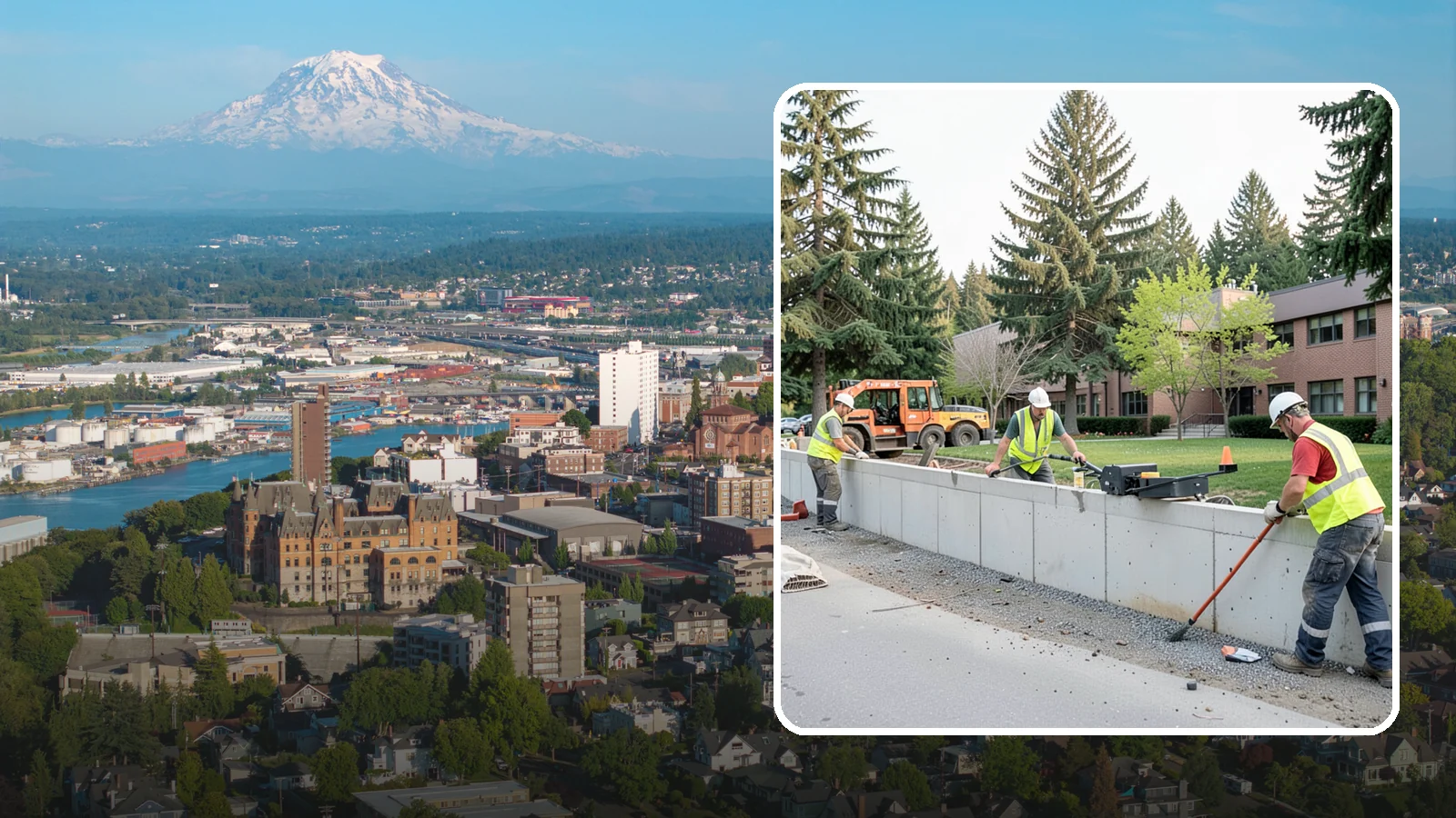 Retaining Wall Repairs in Tacoma, Pierce County, WA - We repair failing segmental, timber, and concrete retaining walls to restore stability and drainage.