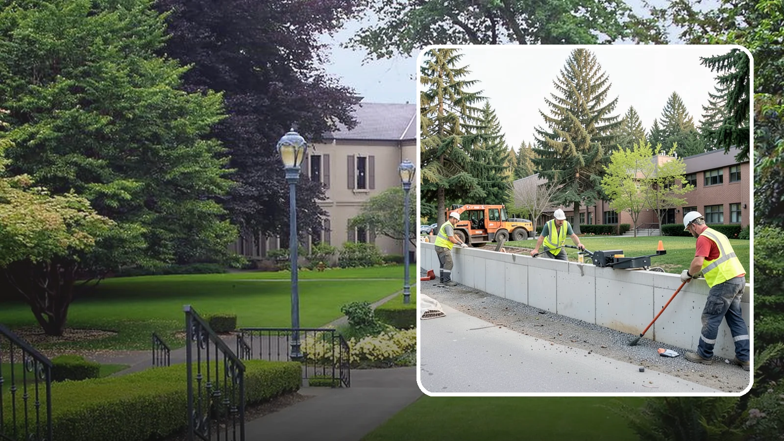 Retaining Wall Repairs in Woodinville, King County, WA - We repair failing segmental, timber, and concrete retaining walls to restore stability and drainage.