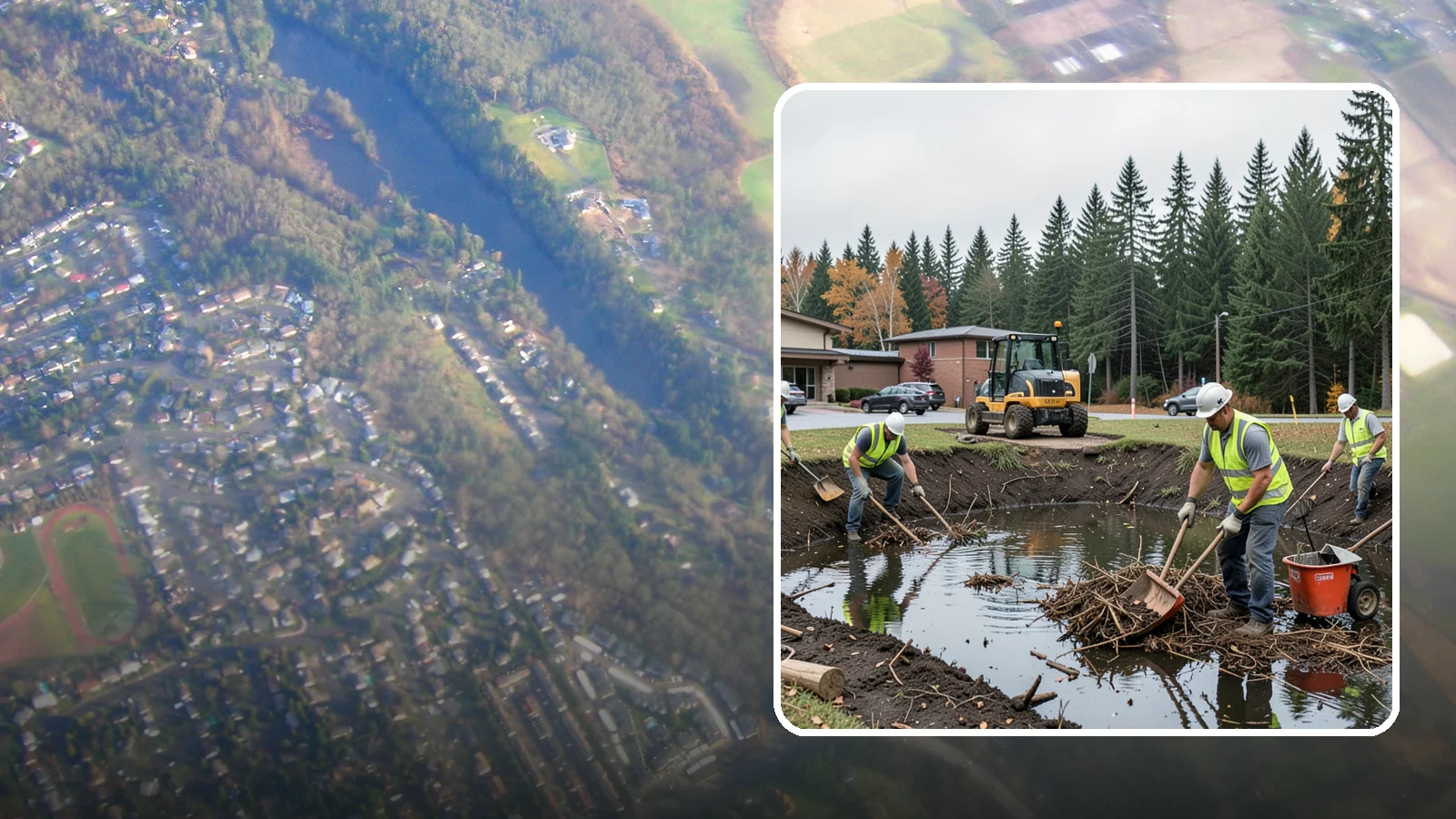 Retention Pond Maintenance in Algona, King County, WA - Retention and detention pond maintenance that preserves storage capacity, function, and regulatory compliance.