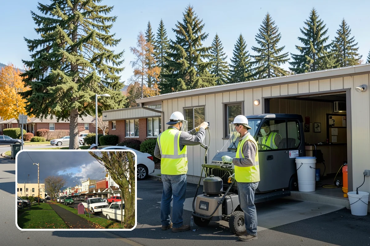 Retention Pond Maintenance in Arlington, Snohomish County, WA - Preserves designed storage and flood-control capacity