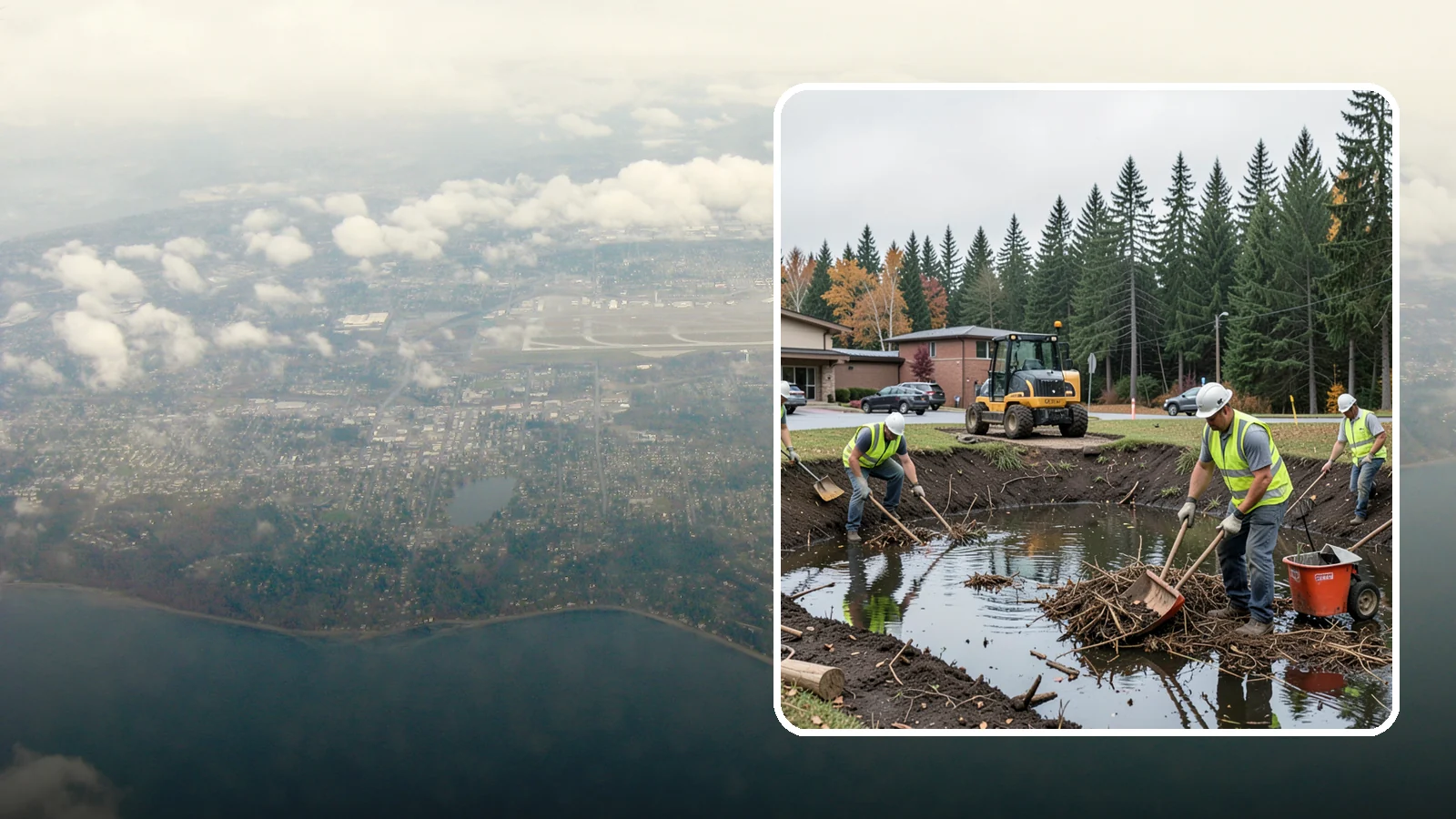 Retention Pond Maintenance in Burien, King County, WA - Retention and detention pond maintenance that preserves storage capacity, function, and regulatory compliance.