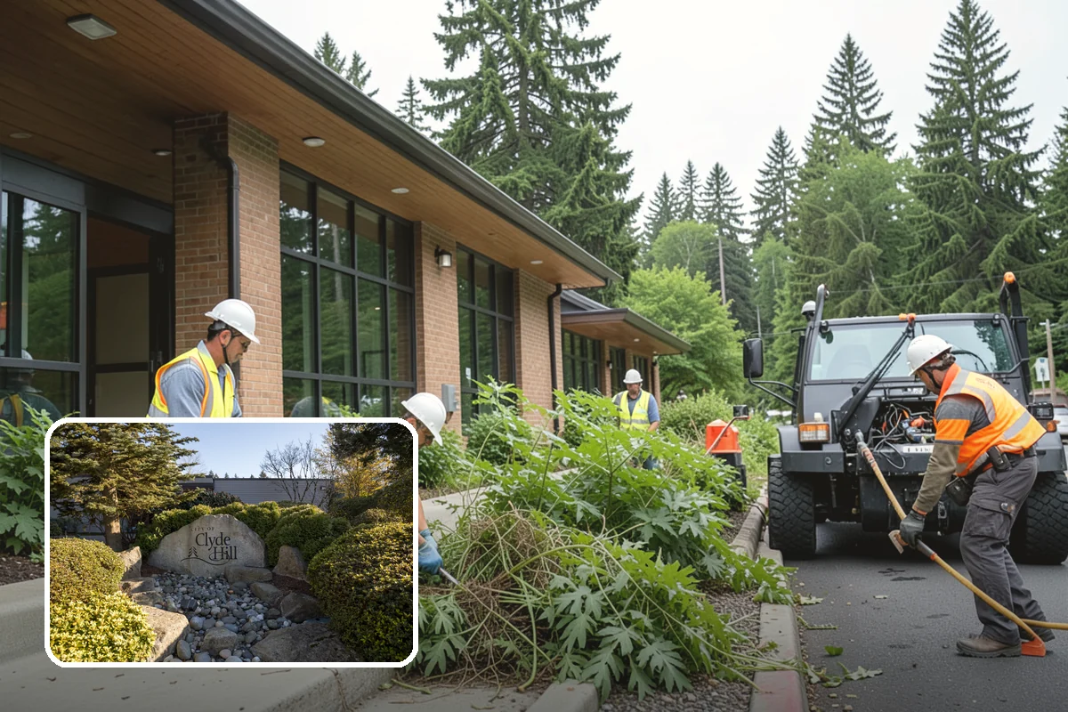 Retention Pond Maintenance in Clyde Hill, King County, WA - Preserves designed storage and flood-control capacity