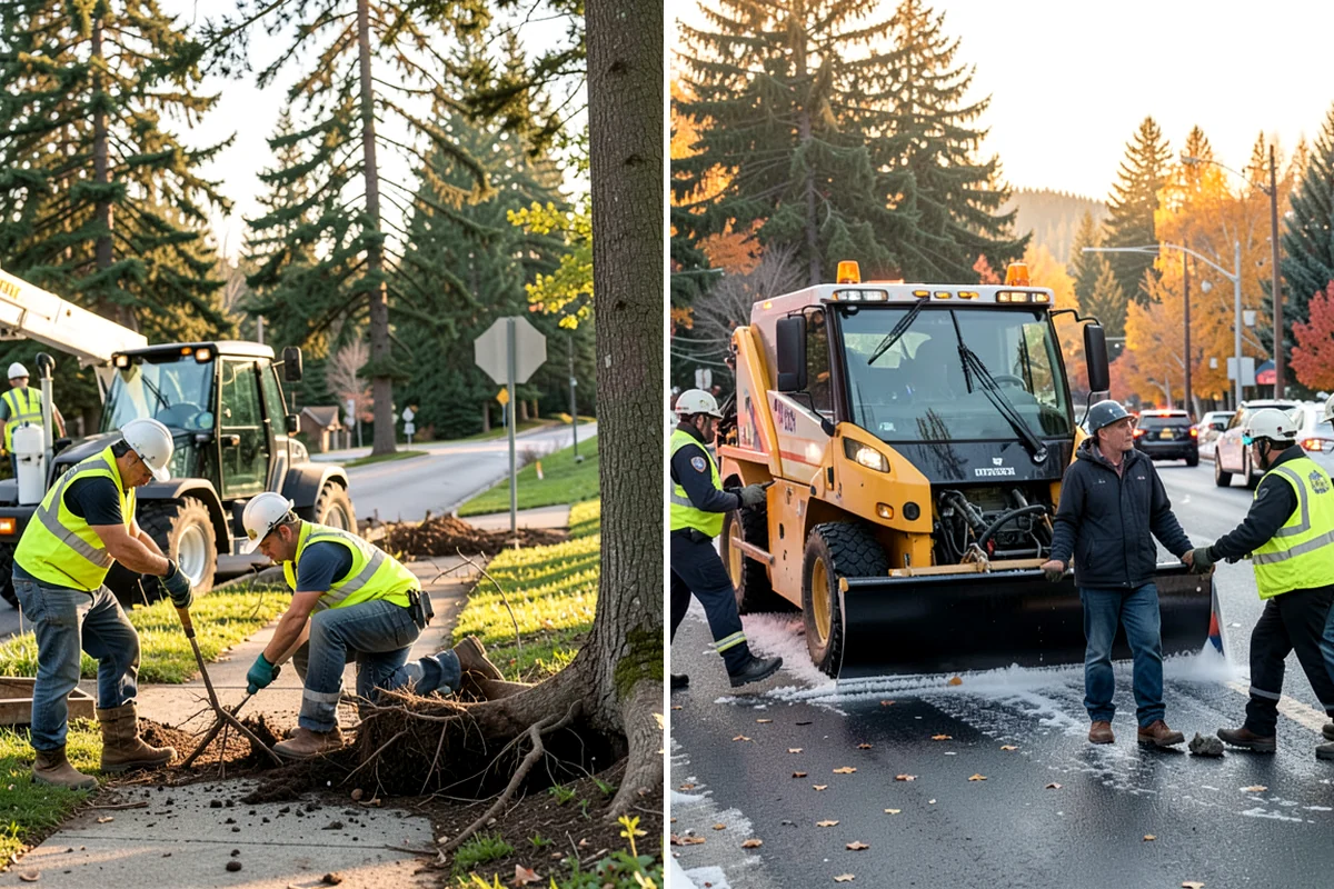 Retention Pond Maintenance in Clyde Hill, King County, WA - Inspect the pond, outlet structure, embankment, and sediment levels