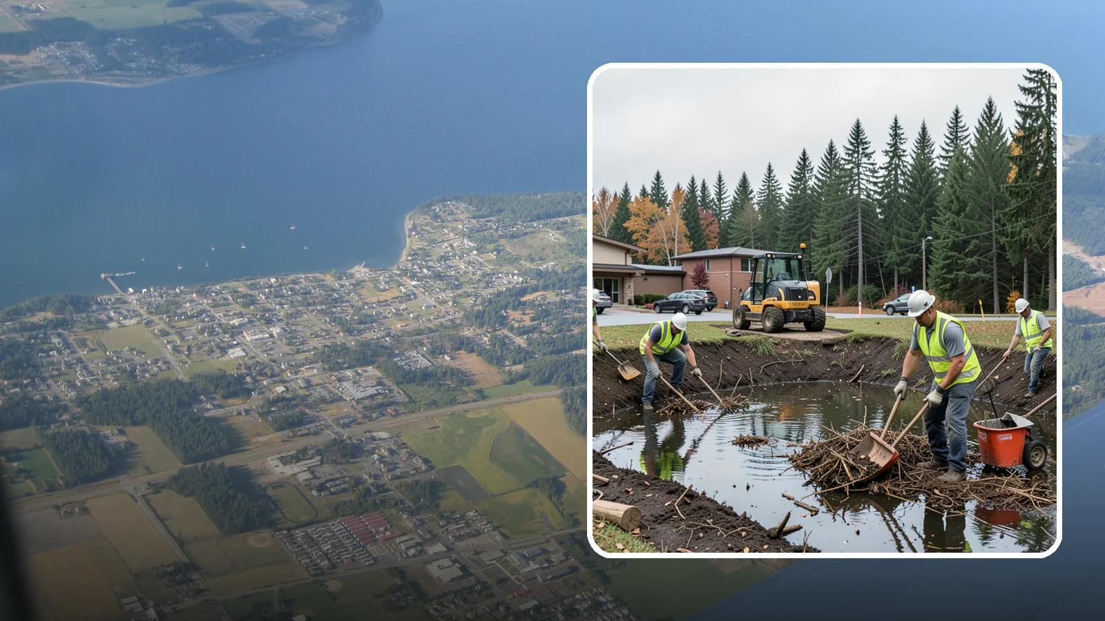 Retention Pond Maintenance in Coupeville, Island County, WA - Retention and detention pond maintenance that preserves storage capacity, function, and regulatory compliance.
