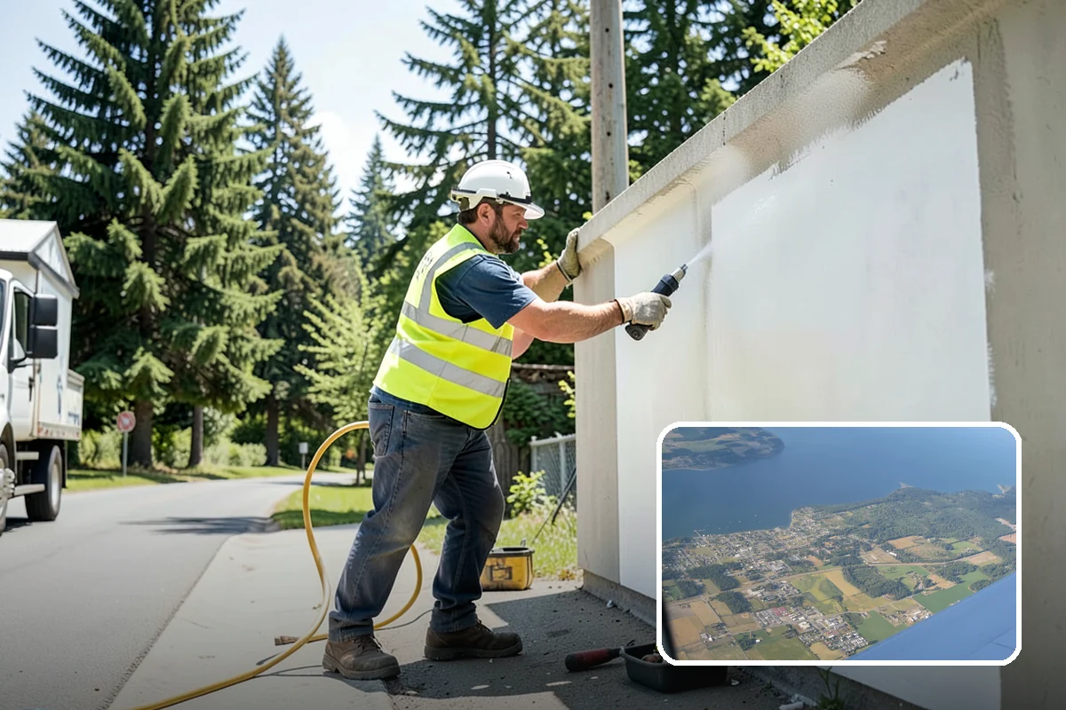 Retention Pond Maintenance in Coupeville, Island County, WA - Preserves designed storage and flood-control capacity