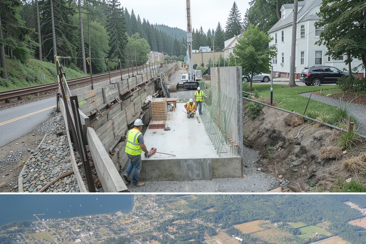Retention Pond Maintenance in Coupeville, Island County, WA - Pond maintenance, especially sediment removal and outlet servicing, is scheduled in late summer so full storage capacity is...