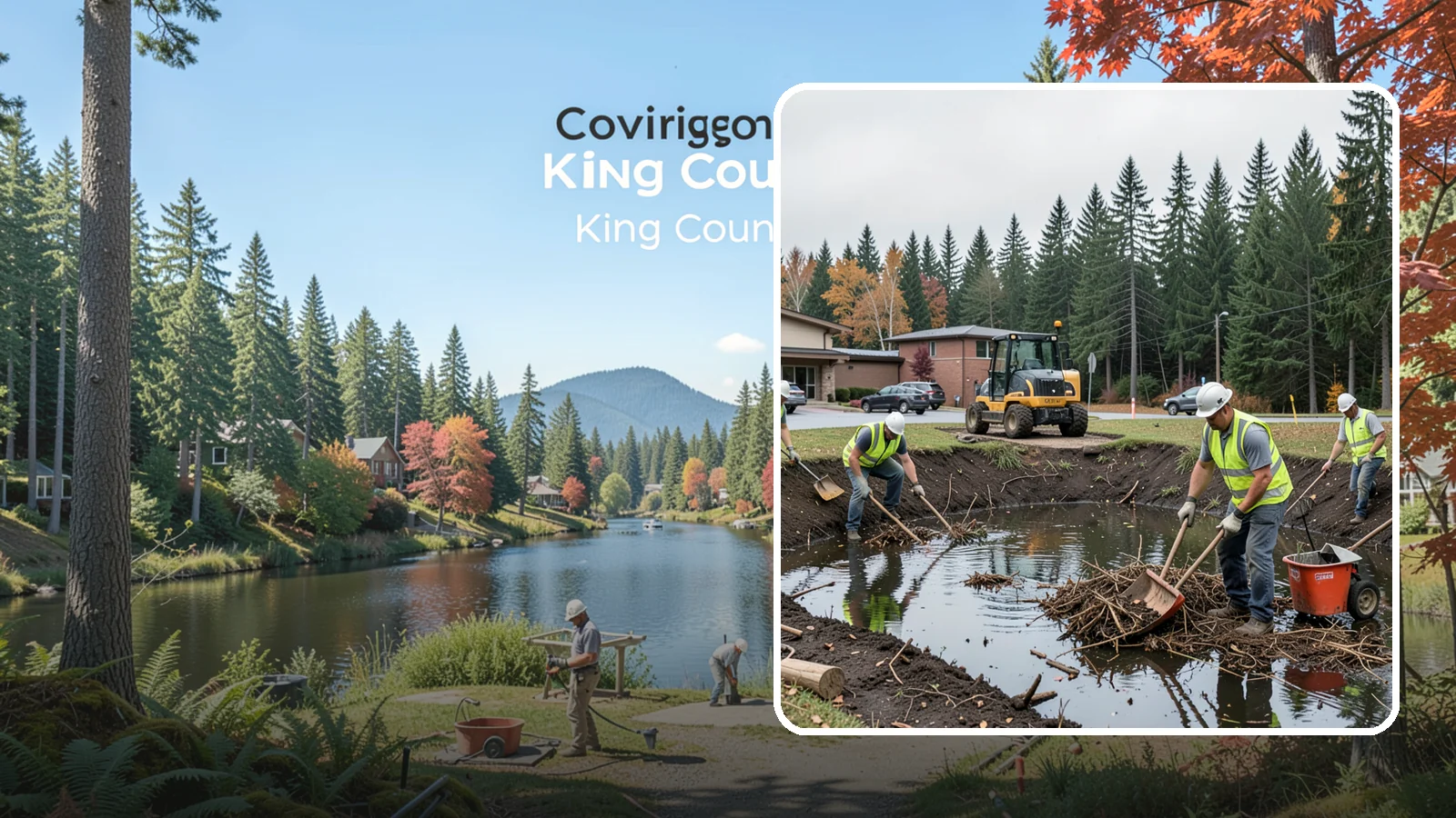 Retention Pond Maintenance in Covington, King County, WA - Retention and detention pond maintenance that preserves storage capacity, function, and regulatory compliance.