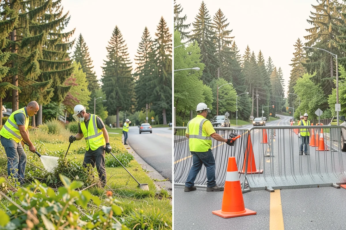 Retention Pond Maintenance in Eatonville, Pierce County, WA - Inspect the pond, outlet structure, embankment, and sediment levels