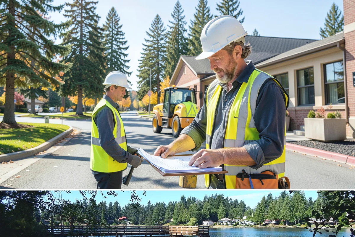 Retention Pond Maintenance in Federal Way, King County, WA - Pond maintenance, especially sediment removal and outlet servicing, is scheduled in late summer so full storage capacity is...