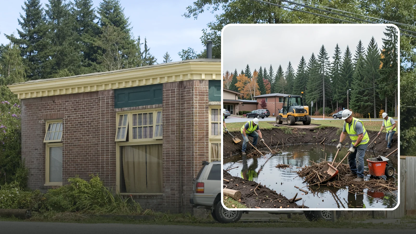 Retention Pond Maintenance in Hamilton, Skagit County, WA - Retention and detention pond maintenance that preserves storage capacity, function, and regulatory compliance.
