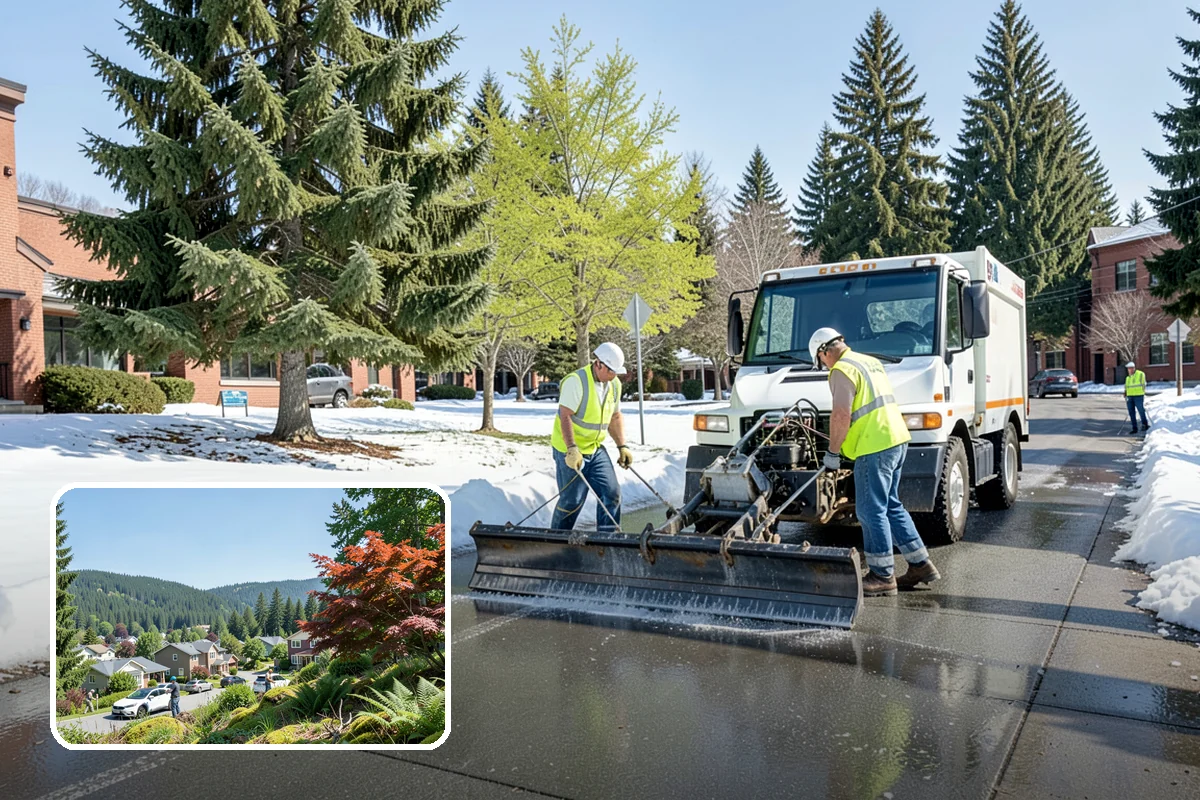 Retention Pond Maintenance in Index, Snohomish County, WA - Preserves designed storage and flood-control capacity