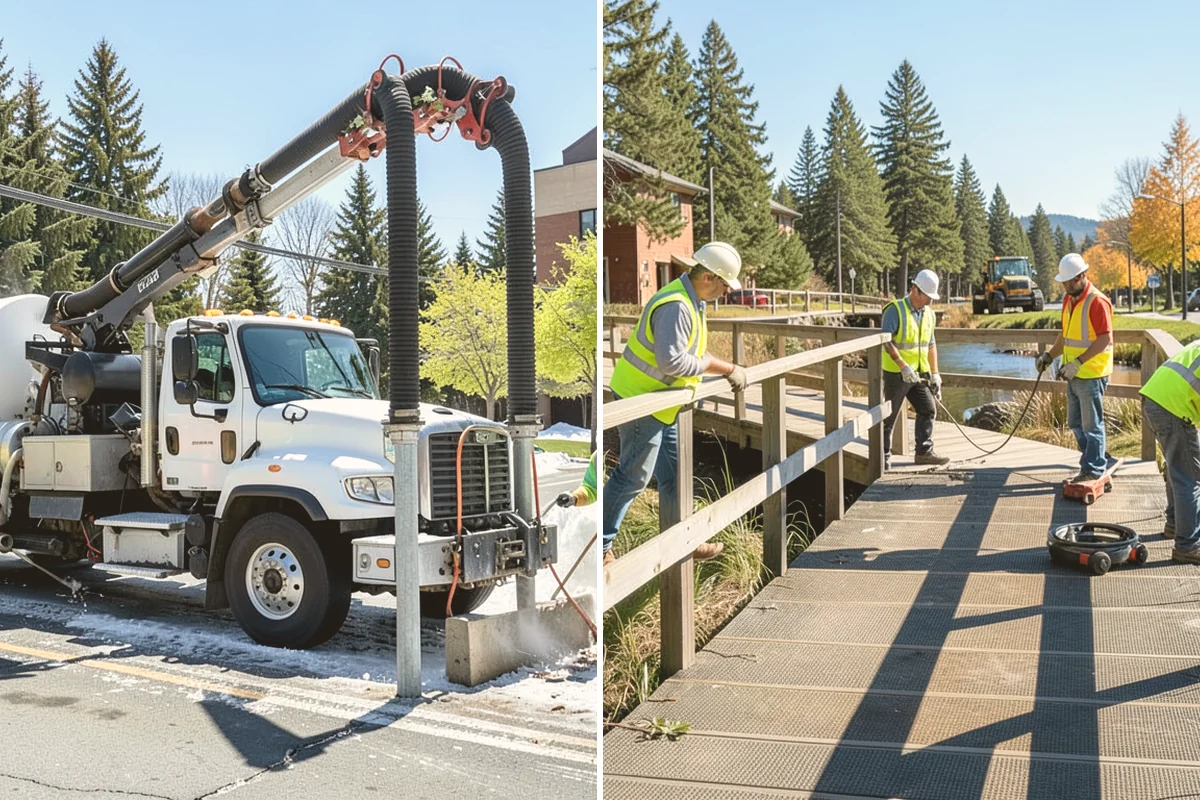 Retention Pond Maintenance in Index, Snohomish County, WA - Inspect the pond, outlet structure, embankment, and sediment levels